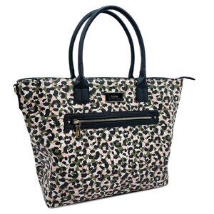 Trina Turk Double Handled Print Tote w Detachable Shoulder Strap NWT